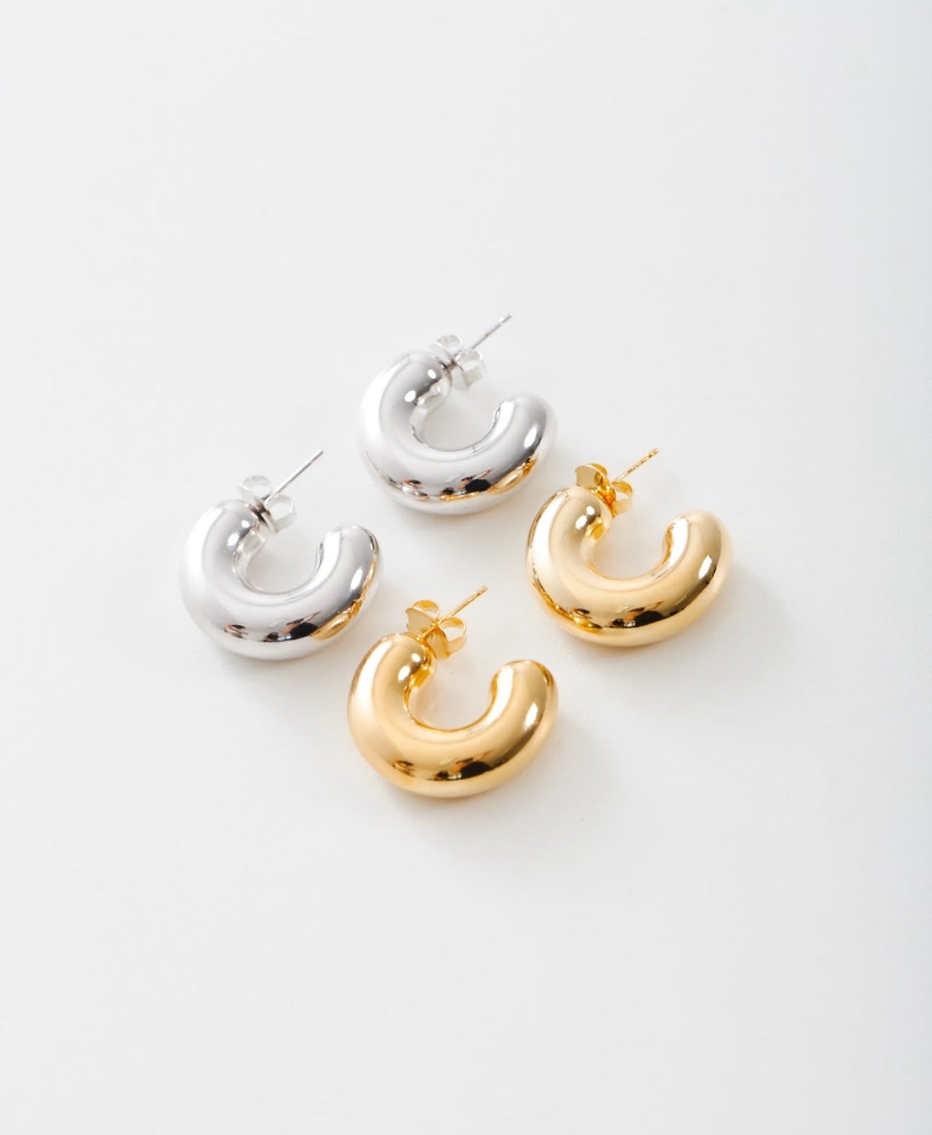 Tube Hoop Earring
