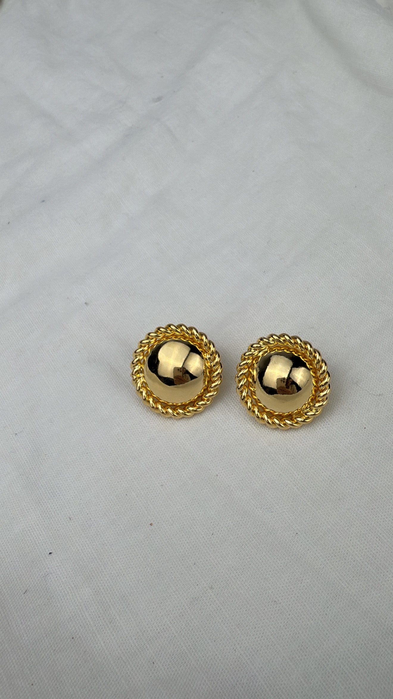 Liz Button Earring