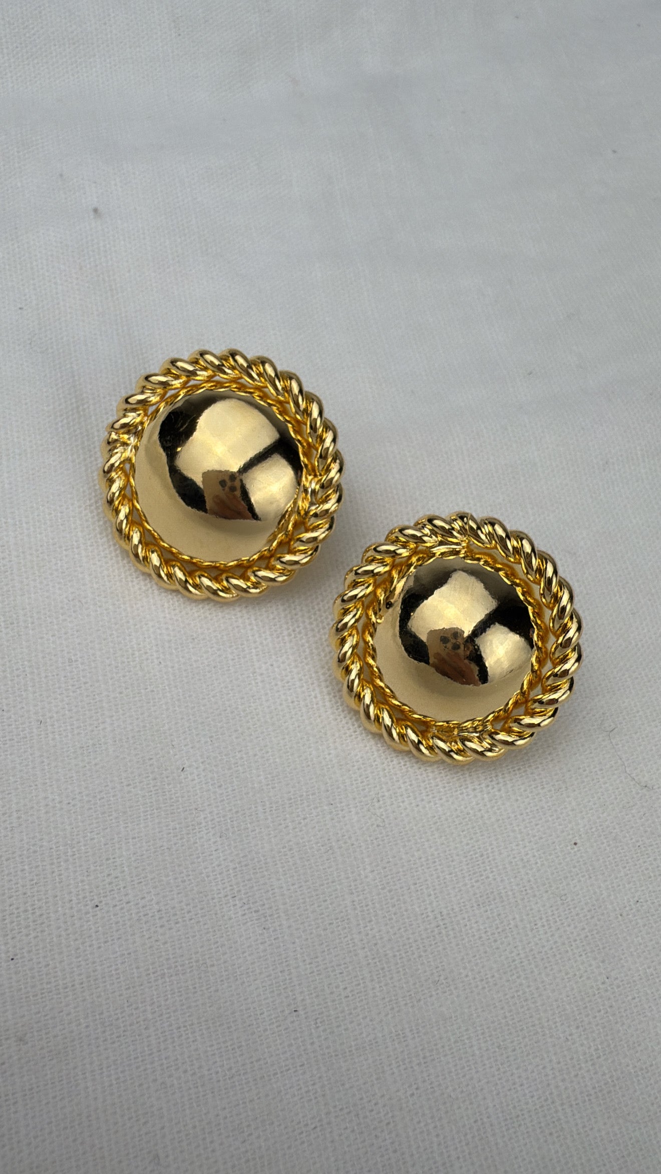 Liz Button Earring