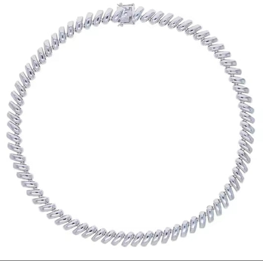 Silver Scale Necklace