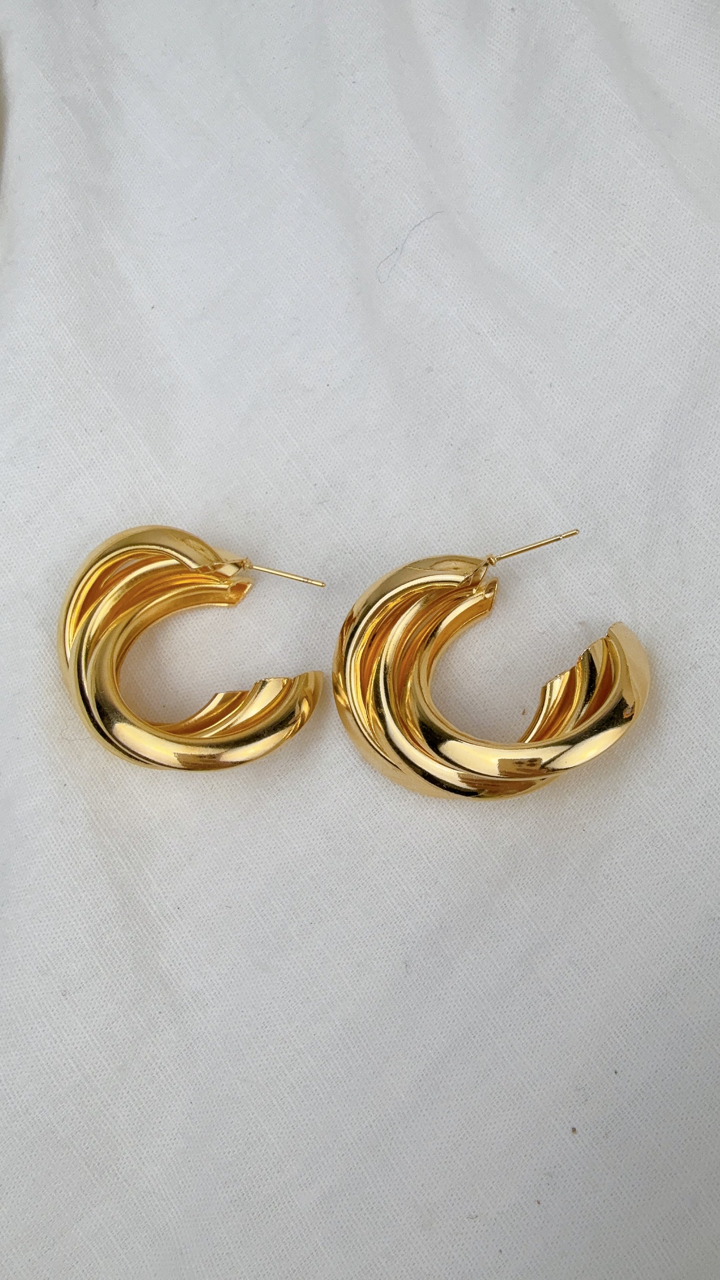 Nicole braided hoop earring