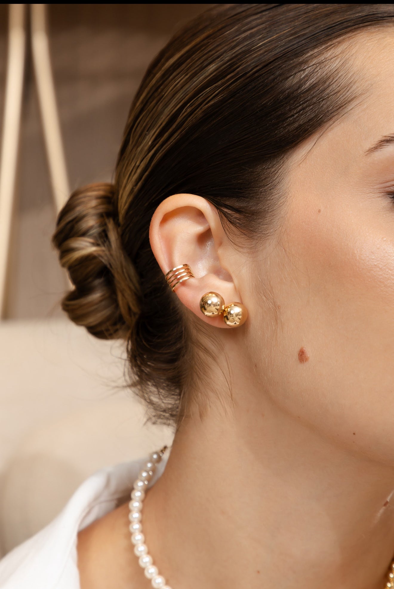 Medium Ball Earring