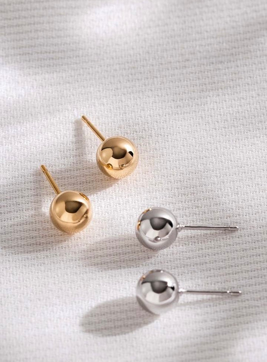 Medium Ball Earring