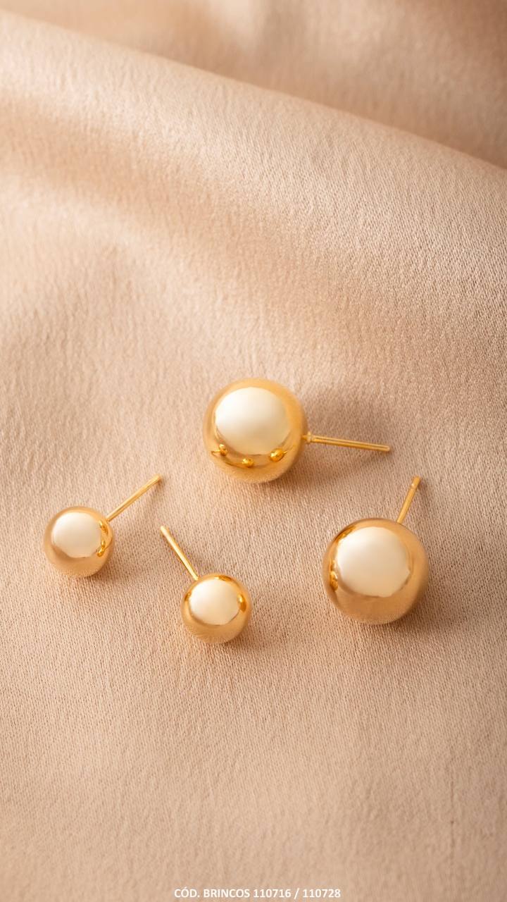 Medium Ball Earring